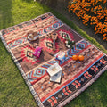Western Bohemian style outdoor blanket