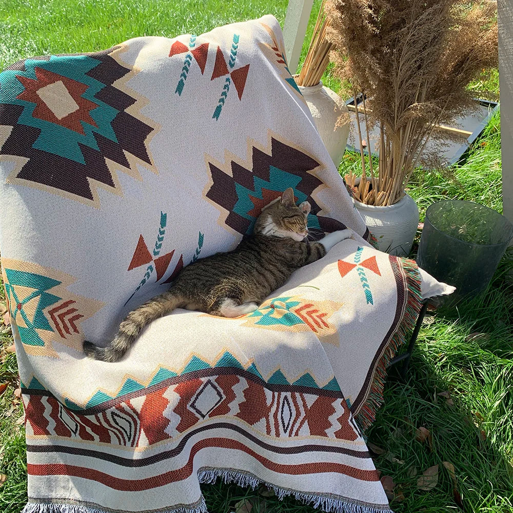 Knitting Camping Picnic Mat Portable