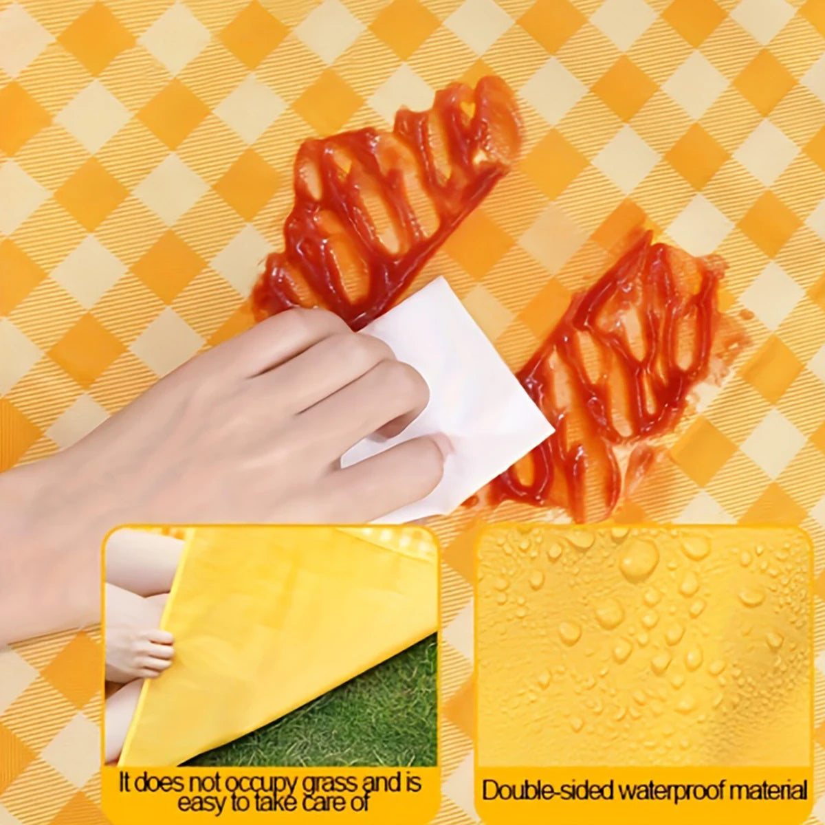 Disposable picnic mat