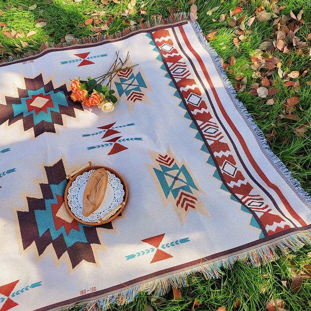 Knitting Camping Picnic Mat Portable