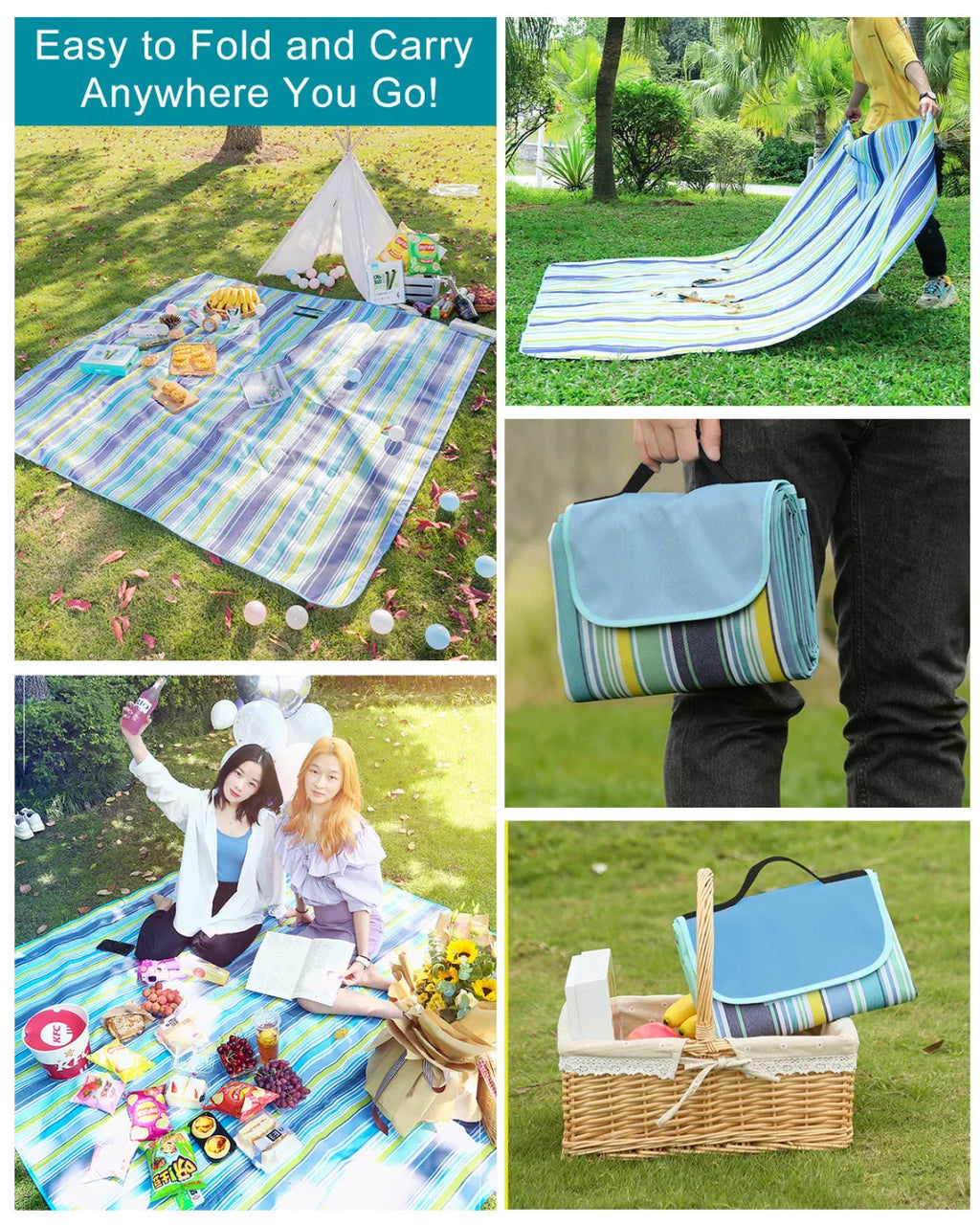 Foldable Picnic Blanket